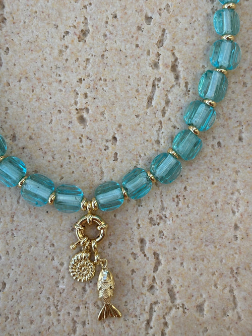 Blue Crush Necklace by Belladrift