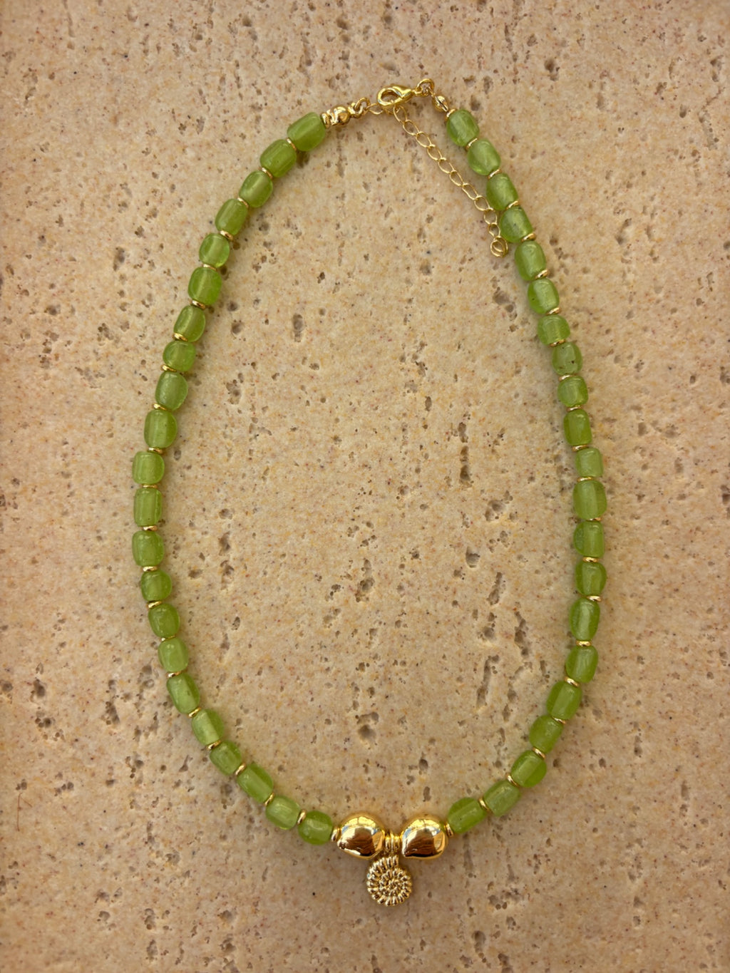 Kiwi Kiss Necklace by Belladrift