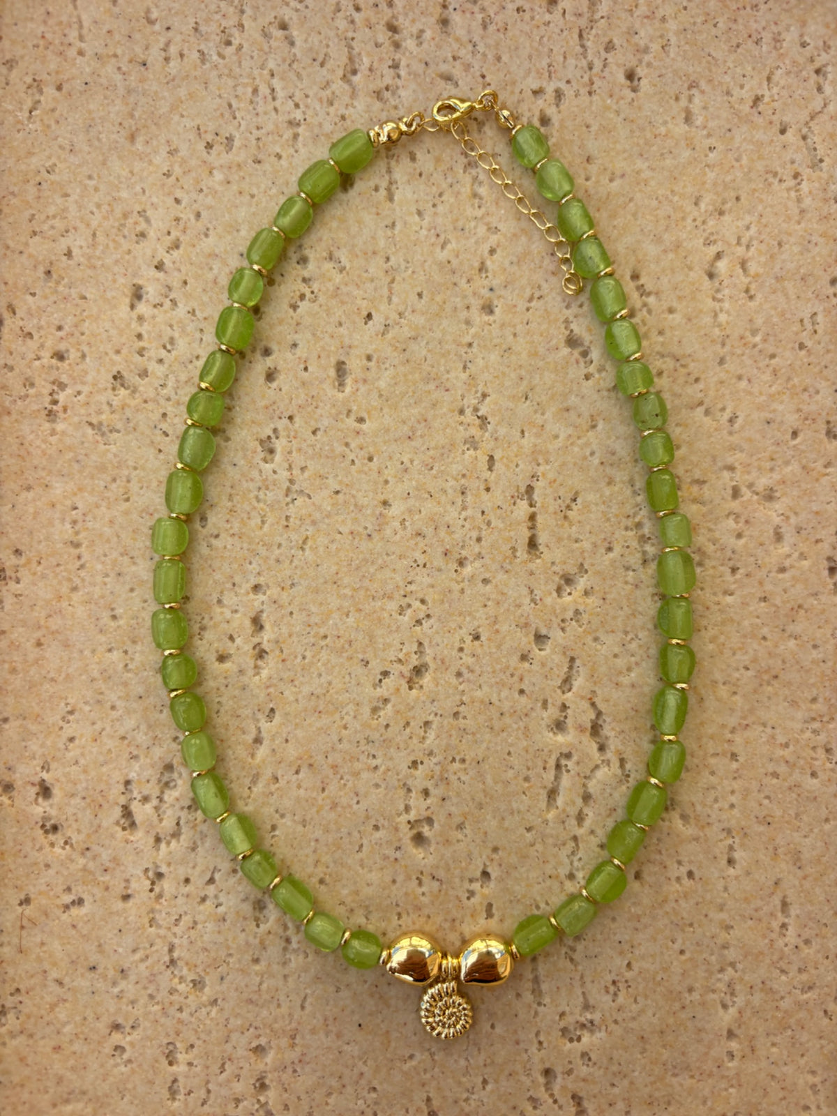 Kiwi Kiss Necklace by Belladrift