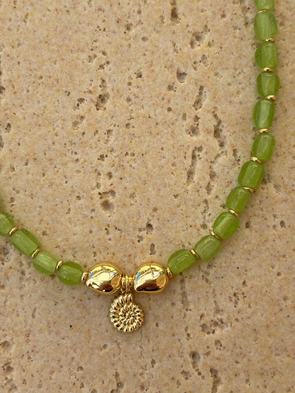 Kiwi Kiss Necklace by Belladrift