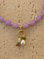 Lilac Koi Necklace by Belladrift