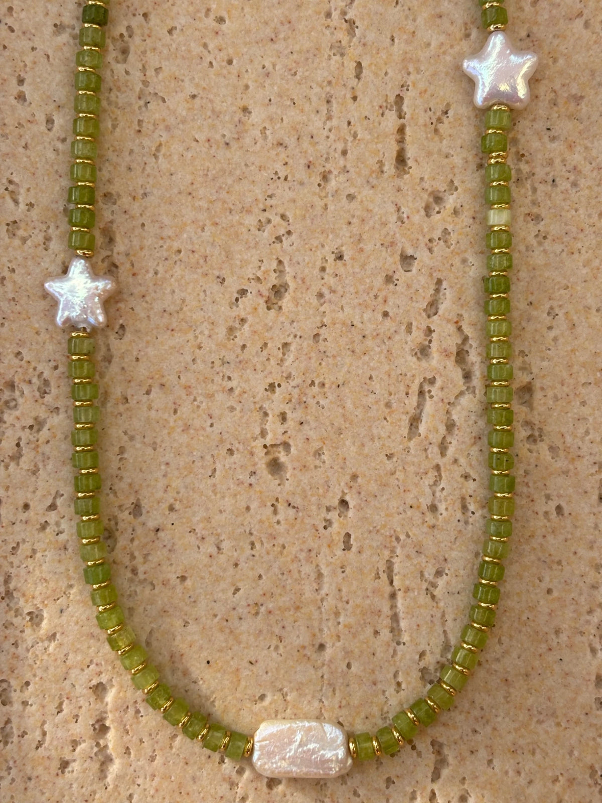 Seafoam Star Necklace by Belladrift